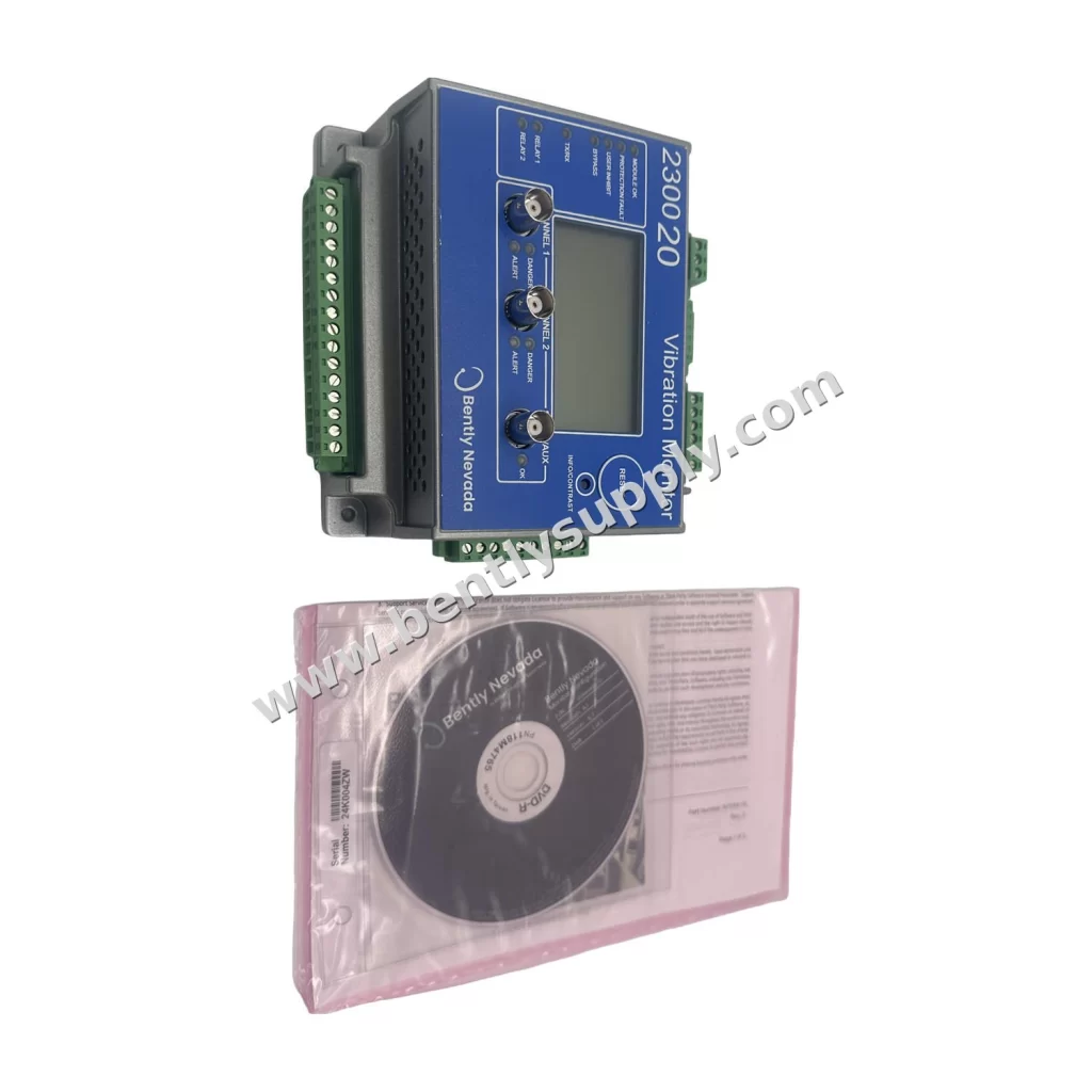 Bently Nevada 2300/20-00 product photo — Bently Nevada 2300/20-00 Überwachungsmodul