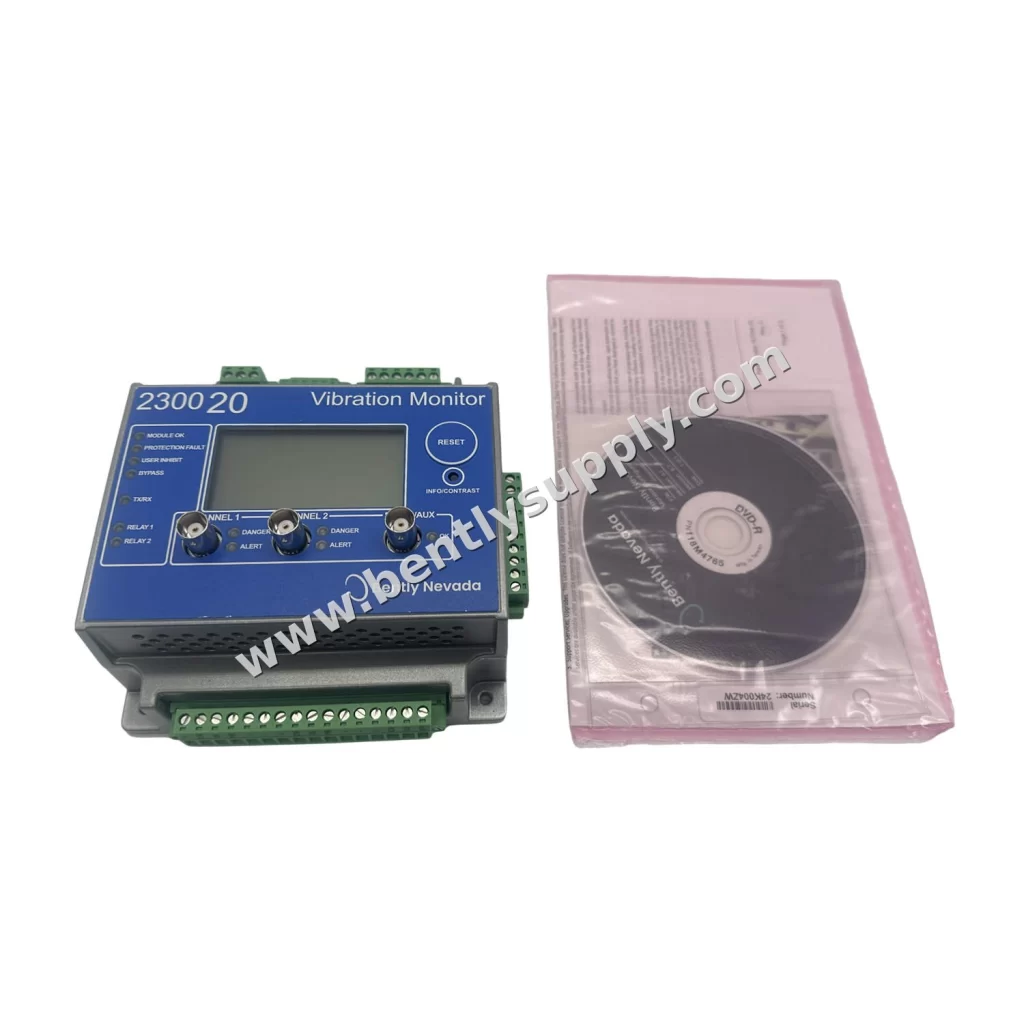 Bently Nevada 2300/20-00 product photo — Bently Nevada 2300/20-00 Überwachungsmodul